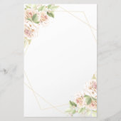 Bruidsbeursspelkaart met bloemeng Guess Who Flyer (Achterkant)