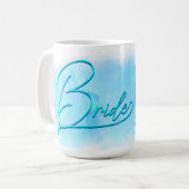 Bruidsbewoording Fotosjabloon Paint Splotch Koffiemok (Voorkant links)