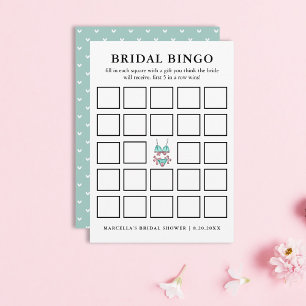 Bruidsbingo Ondergoed Bruidsfeest Kaart