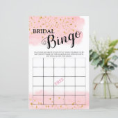 Bruidsbingo Roze Goud  Bruidsspel (Staand voorkant)