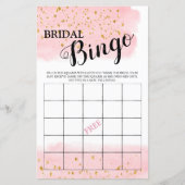 Bruidsbingo Roze Goud  Bruidsspel (Voorkant)