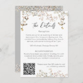 Bruidsbloem "Baby's Breath" Bijkaart Informatiekaartje (Voorkant / Achterkant)