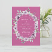 Bruidsbloem Orchidee Ranunculus Kaart (Staand voorkant)