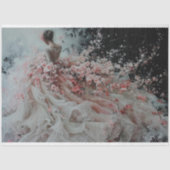 Bruidsbloemen Shower Tissuepapier (Voorkant)