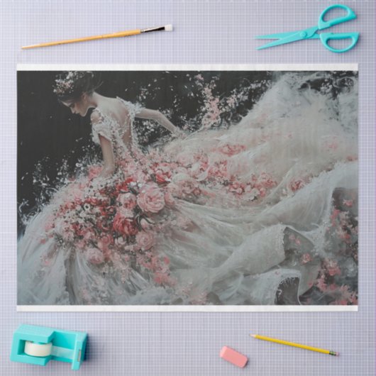 Bruidsbloemen Shower  Tissuepapier (Craft)