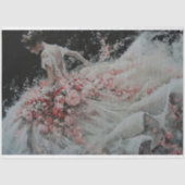 Bruidsbloemen Shower Tissuepapier (Voorkant)