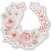 bruidsbloemen sticker (Voorkant)