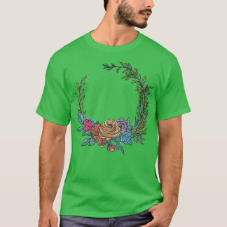 Bruidsbloemenkrans I Bruidsboeket boho stijl  T-shirt