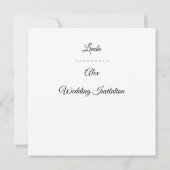 Bruidsbloemenkrans Kaart (Achterkant)