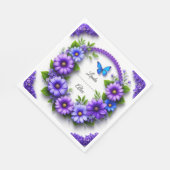 Bruidsbloemenkrans Servet (Hoek)