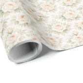 Bruidsbloempatroon Cadeaupapier (Rol Hoek)