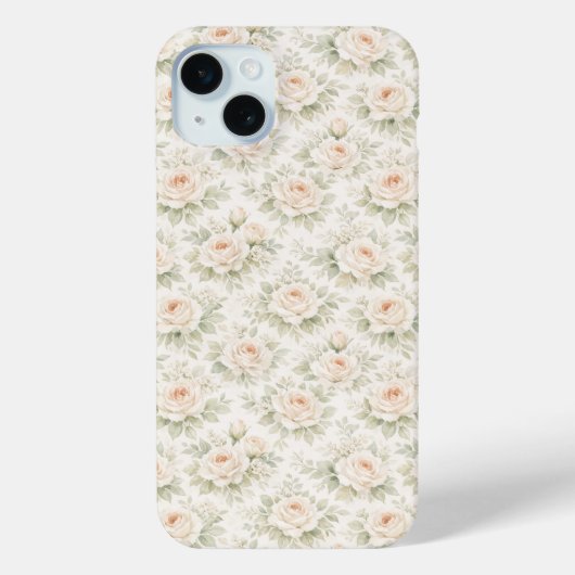 Bruidsbloempatroon Case-Mate iPhone Case (Achterkant)