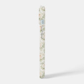 Bruidsbloempatroon iPhone 15 Case (Linkerkant)