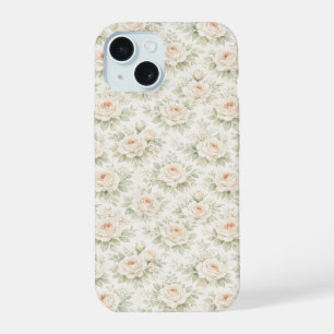 Bruidsbloempatroon iPhone 15 Case