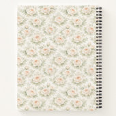 Bruidsbloempatroon Notitieboek (Achterkant)