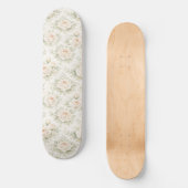 Bruidsbloempatroon Persoonlijk Skateboard (Voorkant)