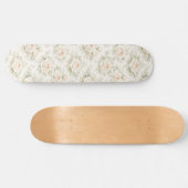 Bruidsbloempatroon Persoonlijk Skateboard (Horizontaal)