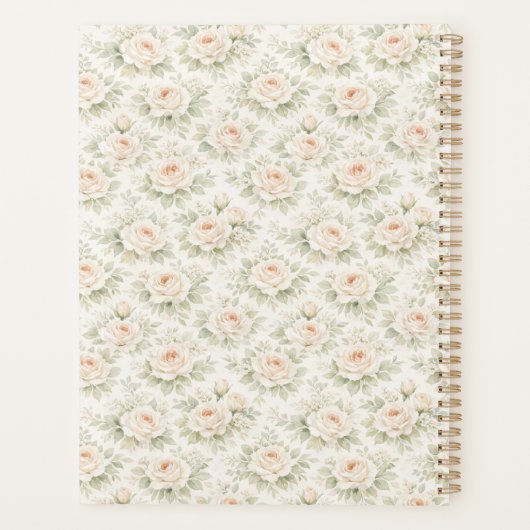 Bruidsbloempatroon Planner (Achterkant)