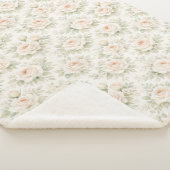 Bruidsbloempatroon Sherpa Deken (3/4)