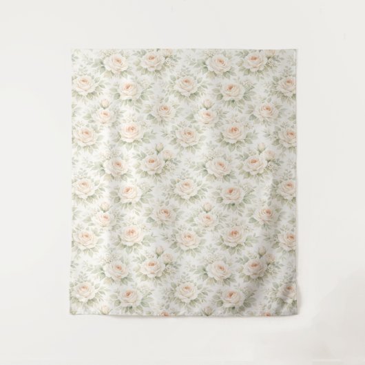 Bruidsbloempatroon Wandkleed (Voorkant)