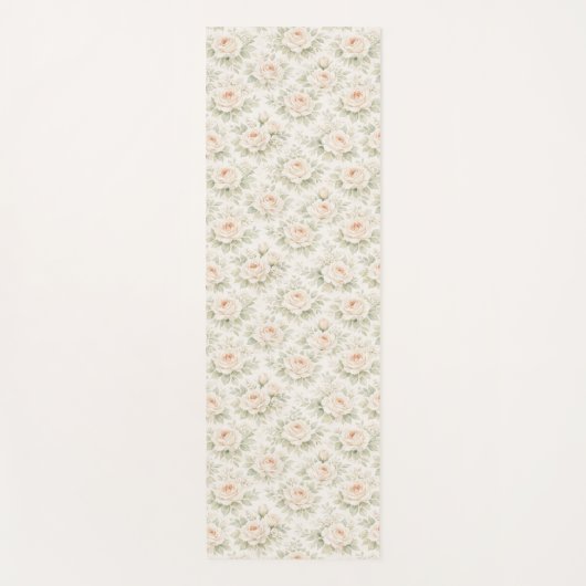 Bruidsbloempatroon Yogamat (Voorkant)