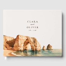 Bruidsboeken Zeeschuim Umber Algarve Klif Boog Kus