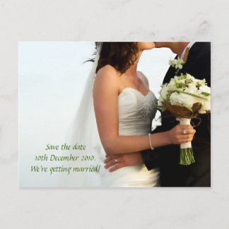 Bruidsboeket Aankondigingskaart