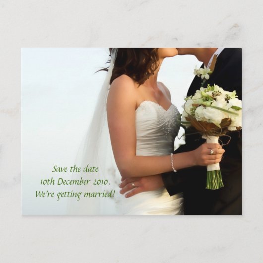 Bruidsboeket Aankondigingskaart (Voorkant)