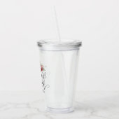 Bruidsboeket Acryl Drinkbeker (Links)