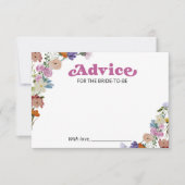 Bruidsboeket Advies voor de Bruid Kaart (Voorkant)