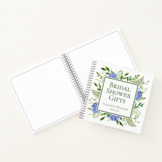 Bruidsboeket Blauwe Hydrangea Cadeaus Notitieboek