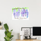 Bruidsboeket Bloemen Bruiloft Welkom Poster (Thuiskantoor)