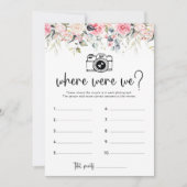 Bruidsboeket Bloemig Waar Waren We Bruidsboeket Sp Kaart (Voorkant)