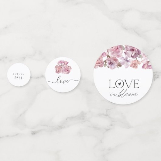 Bruidsboeket Bloemige Bruiloft  Confetti (Voorkanten)