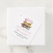 Bruidsboeket boerenmarkt bruiloftsshower bedankjes labels (In situ)