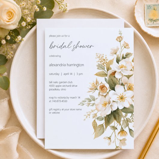 Bruidsboeket Bruidsdiner Kaart