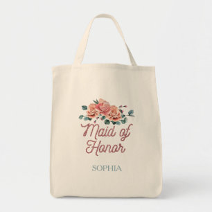 Bruidsboeket bruidsmeisje vintage  tote bag