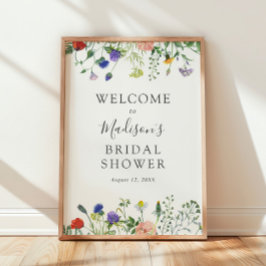 Bruidsboeket Bruidssalon Welkom Bord Poster