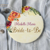 Bruidsboeket Bruiloft Bruid Knoop Ronde Button 6,0 Cm (In situ)