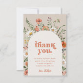 Bruidsboeket Bruiloft Dankkaart Bedankkaart (Voorkant)