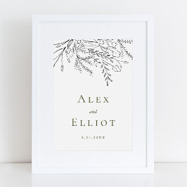 Bruidsboeket Bruiloft Poster