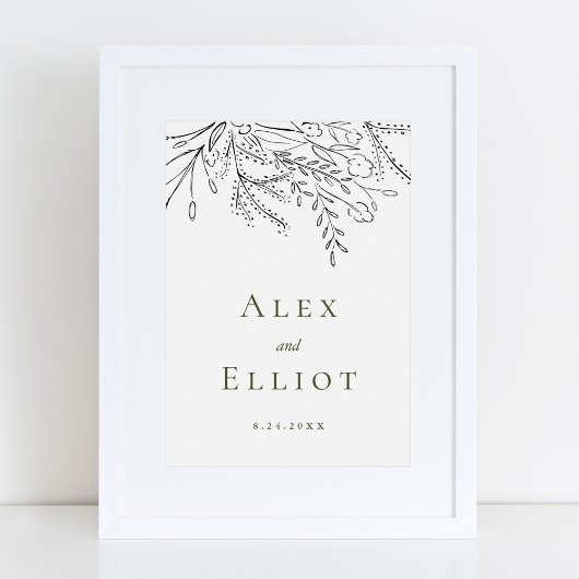 Bruidsboeket Bruiloft Poster