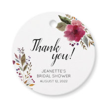 Bruidsboeket Dankjewellenskaart met Waterverf Bloe