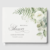 Bruidsboeket Eucalyptus Groenery Blad Gastenboek (Voorkant)