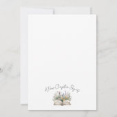 Bruidsboeket Happily Ever After Boek Bruiloftsfees Kaart (Achterkant)