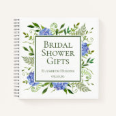 Bruidsboeket-hortensia cadeaus notitieboek (Voorkant)