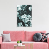 Bruidsboeket in vintage stijl canvas afdruk (Insitu (Woonkamer))