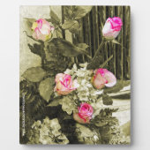 Bruidsboeket in vintage stijl fotoplaat (Voorkant)