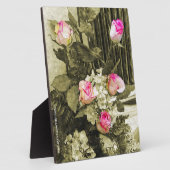 Bruidsboeket in vintage stijl fotoplaat (Zijkant)