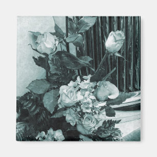 Bruidsboeket in vintage stijl magneet